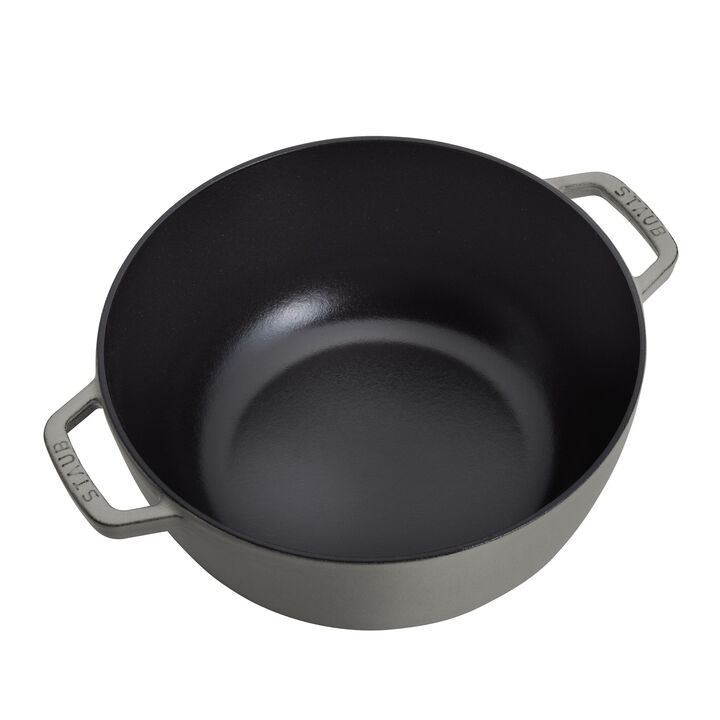 Cast Iron, 5.25 qt, Essential French Oven, graphite grey, large 4