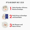 Sharpening Service, Knife Aid Professional Knife Sharpening by Mail, 7 knives, small 5