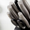 Diamond, 10-pcs, Knife block set, grey, small 12