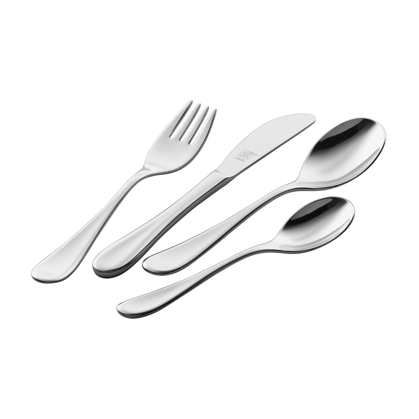 4-pcs polished Children's cutlery set,,large 1