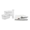 Fresh & Save, Kit de d&eacute;marrage sous vide, Plastique / M/L, 7-pcs, Blanc, small 1