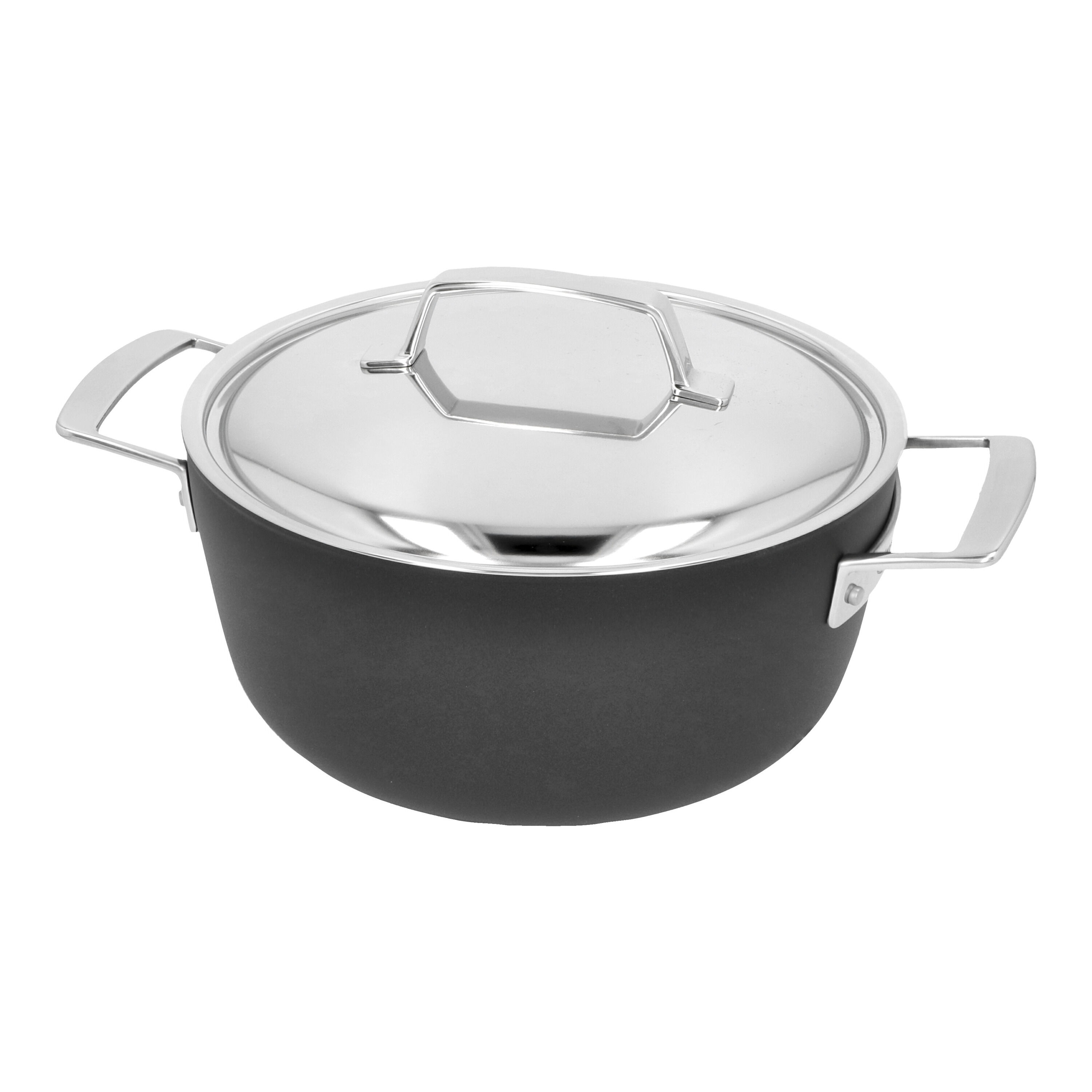 Demeyere Alu Pro 5 Kookpan met deksel Duraslide Titanium 24 cm / 4,25 l - Alu Pro 5 - Demeyere