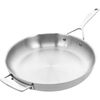 Essential 5, 32 cm / 12.5 inch 18/10 Stainless Steel frying pan with lid, small 5