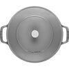 Braisers, 24 cm round Cast iron Saute pan Chistera graphite-grey, small 6