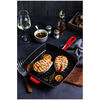 Grill Pans, 30 cm cast iron square American grill, cherry - Visual Imperfections, small 14