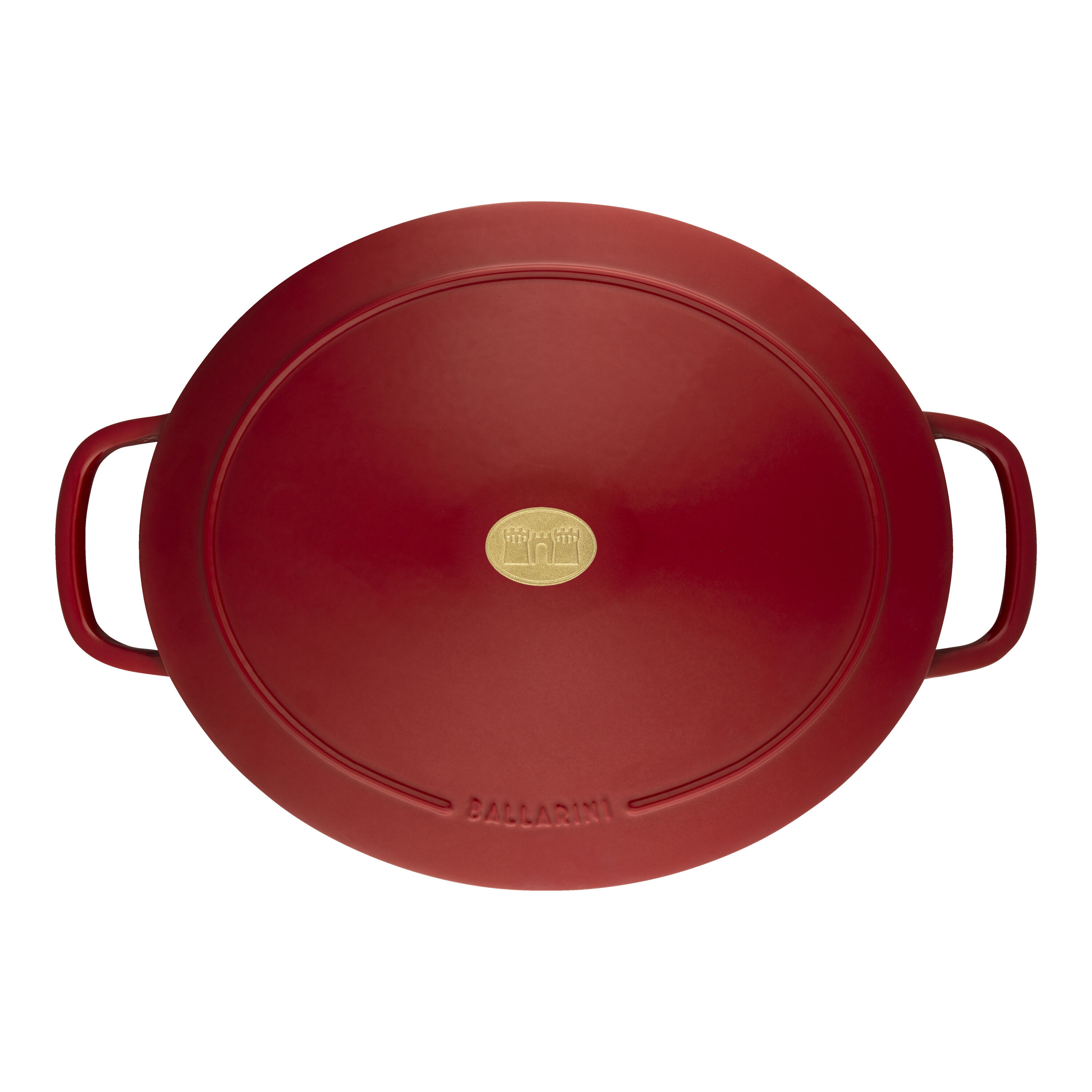 BALLARINI Bellamonte Schmortopf Aus Gusseisen – Oval, 5 L, Cremaweiß, Mit Selbstbefüllendem Deckel