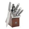 Modernist, 7-pc, Self-Sharpening Knife Block Set, brown, small 1