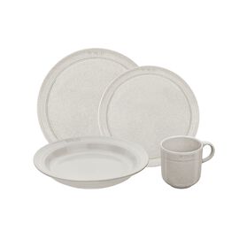 Staub Dining Line, Serving set, 32 Piece | white truffle | ceramic