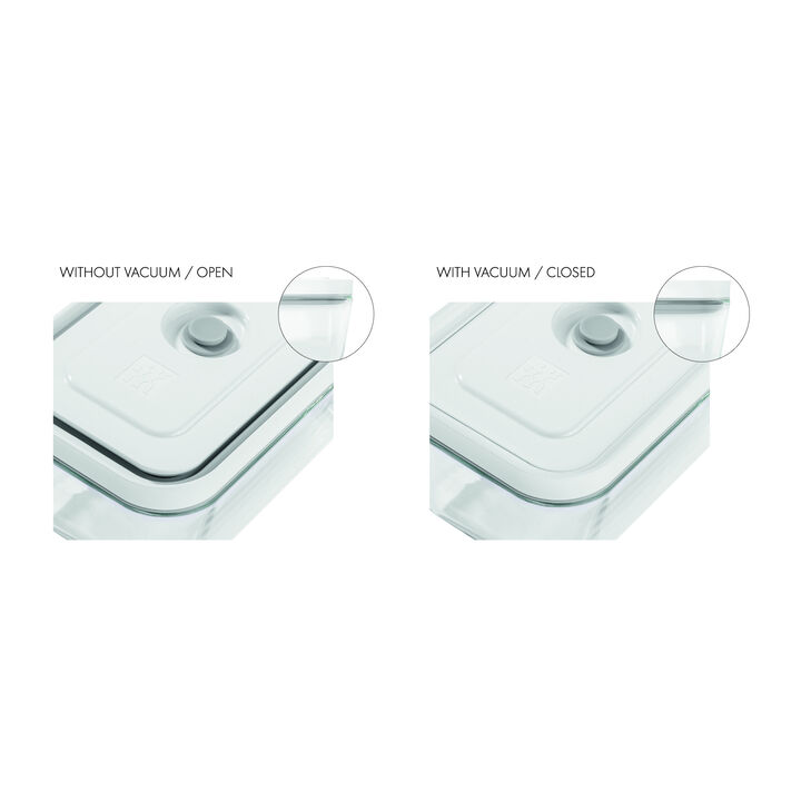 Fresh & Save, Vakuum startpakke, Glas / M/L, 7-dele, Hvid, large 4