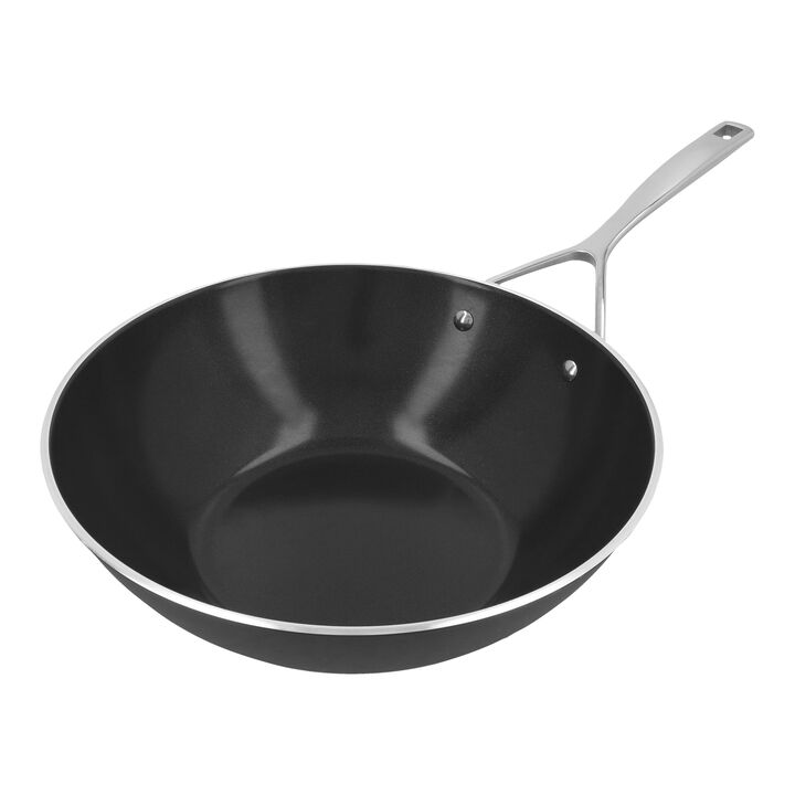 Alu Pro 5, 12-inch, Wok With Ceramic Coating, Black Matte, large 3