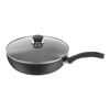 Bologna Granitium, 28 cm aluminum Saute pan with glass lid, small 1