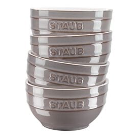Staub Ceramique, 4-pcs Ceramic Bowl set ancient-grey