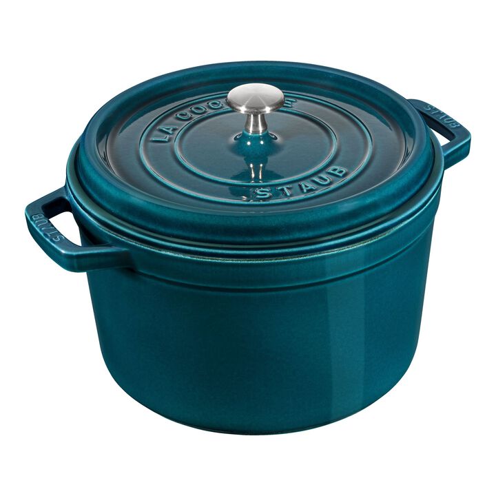 La Cocotte, Cocotte haute 24 cm, Rond(e), La Mer, Fonte, large 1