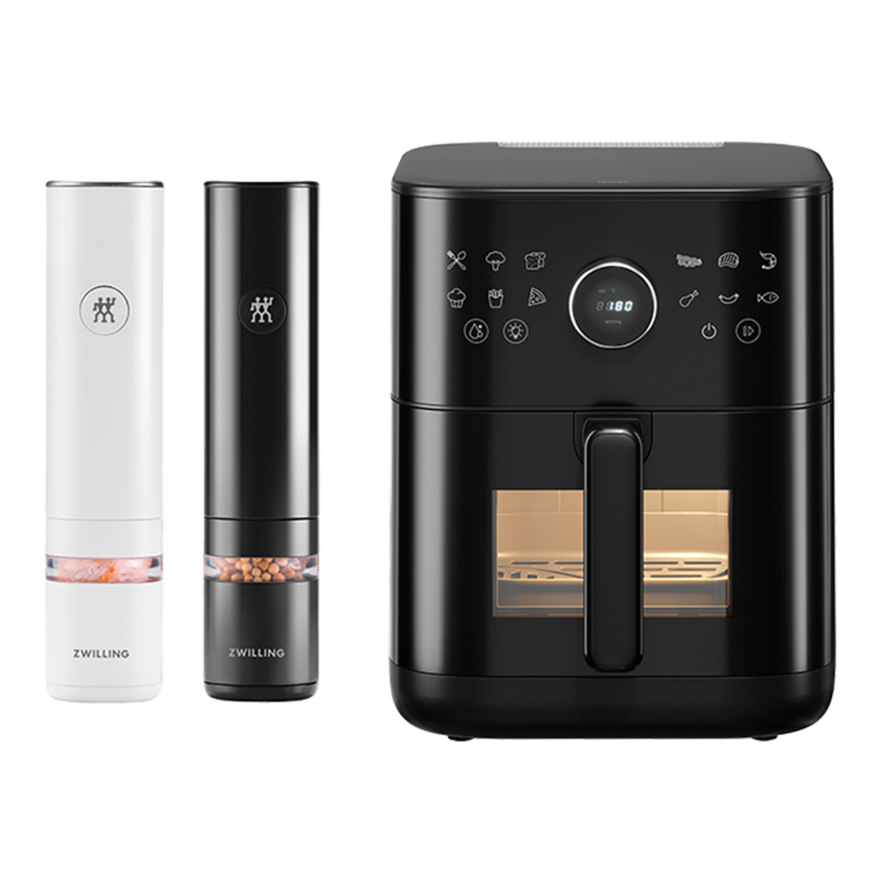 ZWILLING ENFINIGY Airfryer 6 l mit Gewürzmühlen-Set, 3-tlg. Image