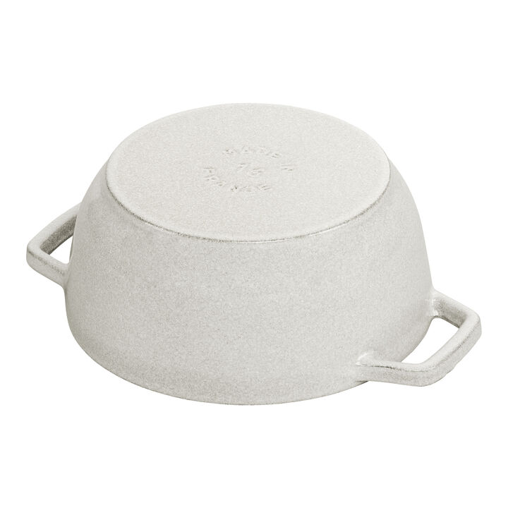 鋳物ホーロー鍋, Wa-NABE S スノーフレーク 16 cm, 鋳鉄, large 4