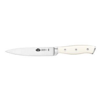 Couteau à trancher 16 cm, Blanc, Tranchant lisse,,large 1