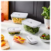 Fresh & Save, 4-pc, Vacuum Box Set, Glass, Grey, small 2