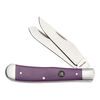 Outdoor, 3.5-inch, Trapper Folding Pocket Knife, Purple, small 1