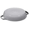 26 cm / 10 inch cast iron Frying pan, graphite-grey,,large