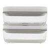 Fresh & Save, S / 2-pc, Small Vacuum Container, Glass, Grey, small 1