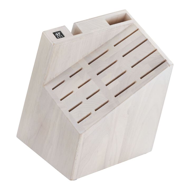 Storage, Acacia, Pro Knife Block Empty White Color, large 1