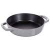 Pans, 20 cm Cast iron Frying pan with 2 handles graphite-grey, small 1
