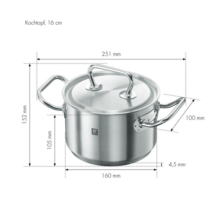 TWIN Classic, Kochtopf 16 cm, 18/10 Edelstahl, large 4