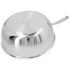 24 cm 18/10 Stainless Steel Sauteuse conical,,large