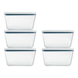 Vacuümdozenset , 5-delig / L, glas, La-mer