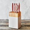 Now S, 7-pc, Knife Block Set, Pink, small 7