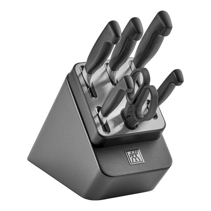 **** Four Star, 7 Piece, Knife block set, anthracite, large 1