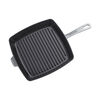 Grill Pans, 30 cm square Cast iron American grill graphite-grey, small 3