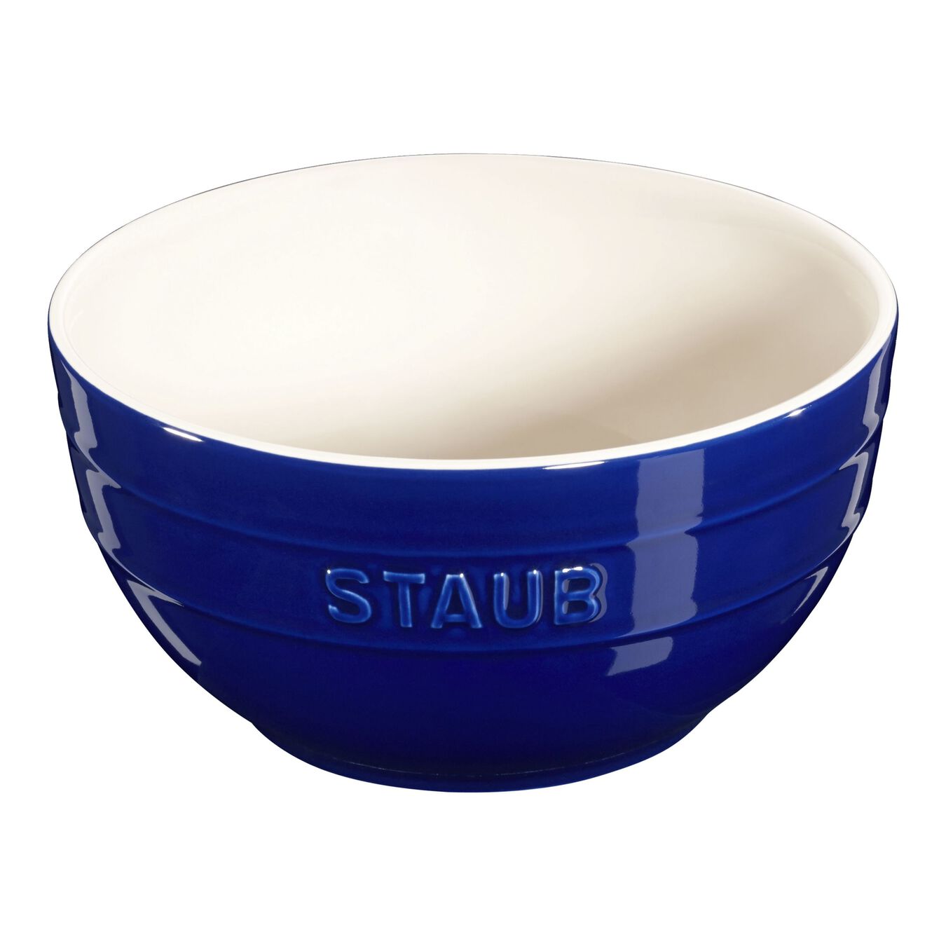 17 cm round Ceramic Bowl dark-blue,,large 1