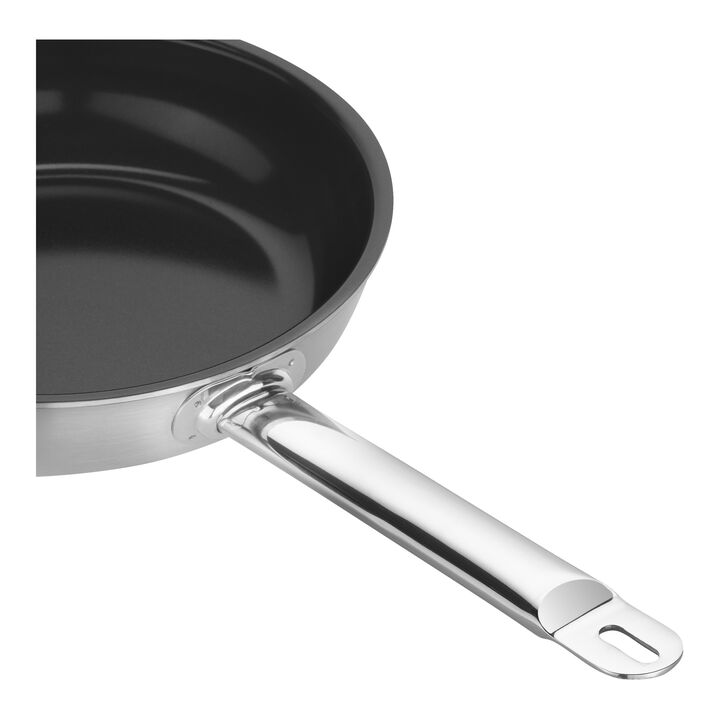 Pro, Bratpfanne 28 cm, 18/10 Edelstahl, Silber-Schwarz, large 3