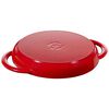 23 cm round Cast iron Pure Grill cherry,,large