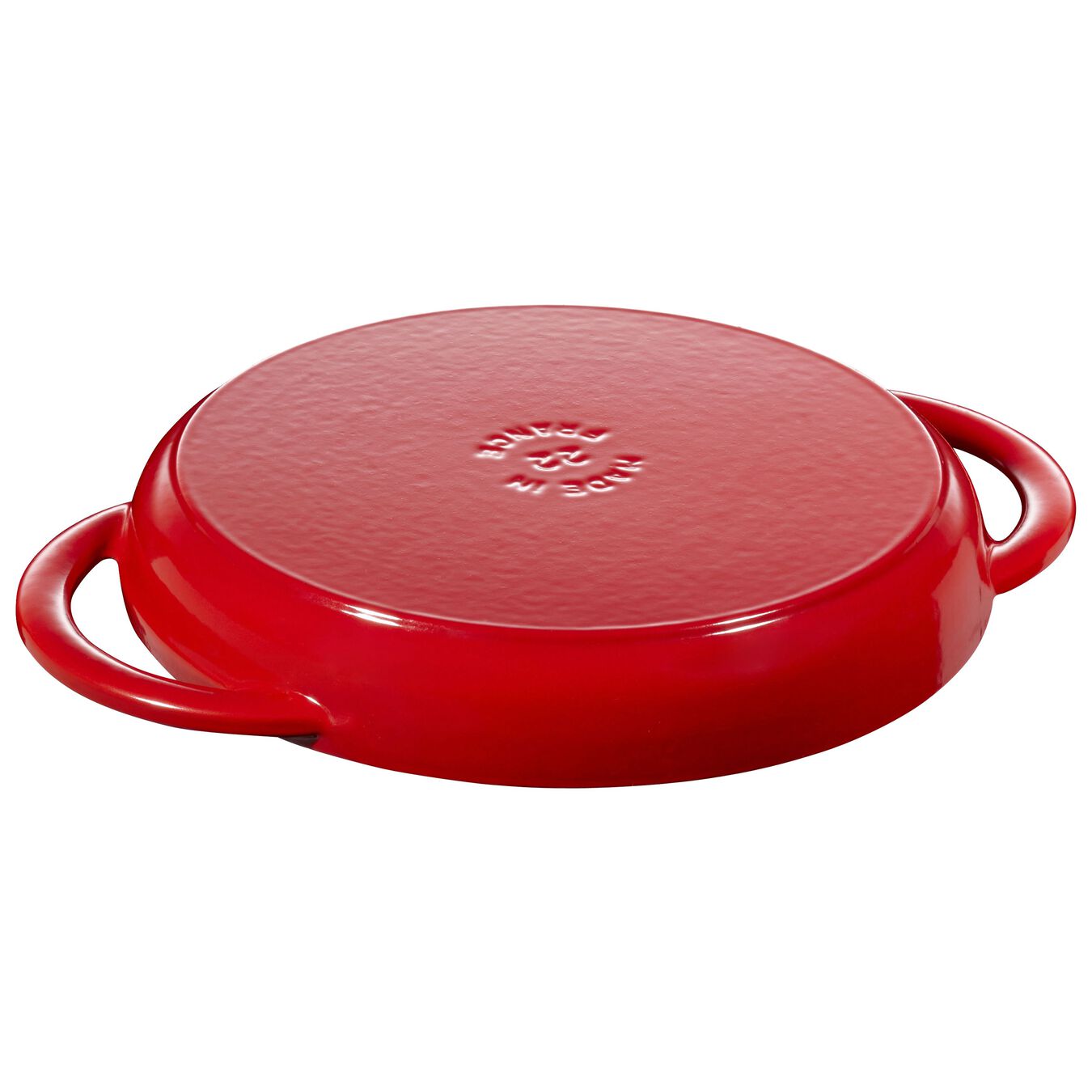 23 cm round Cast iron Pure Grill cherry,,large 2