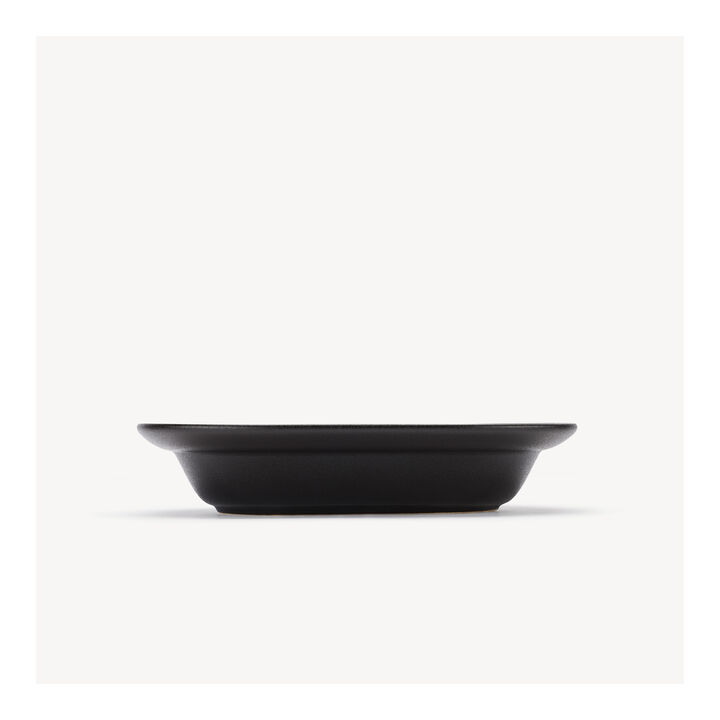 Dining Line, オーバルプレート 25 cm, セラミック, ブラック, large 4