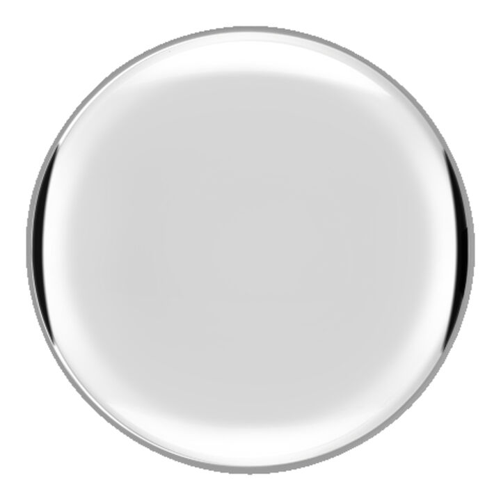 Knop 4 cm, Nikkel, large 2