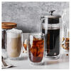 Sorrento Double Wall Glassware, 3-pc French Press And Latte Glass Set, small 6