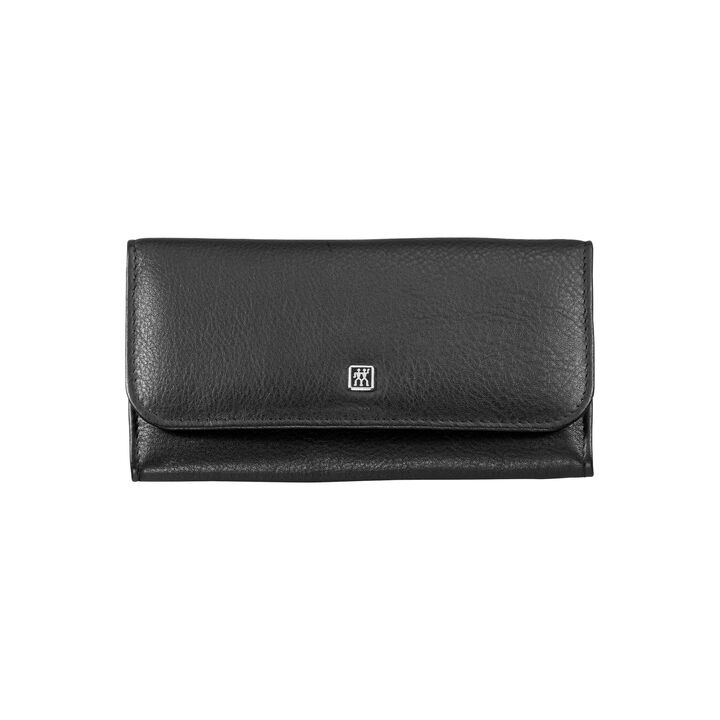 CLASSIC, Kalfsleer Etui Met Drukknoop, large 2