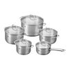 Flow, Pot set 10 Piece, 18/10 Stainless Steel, small 1