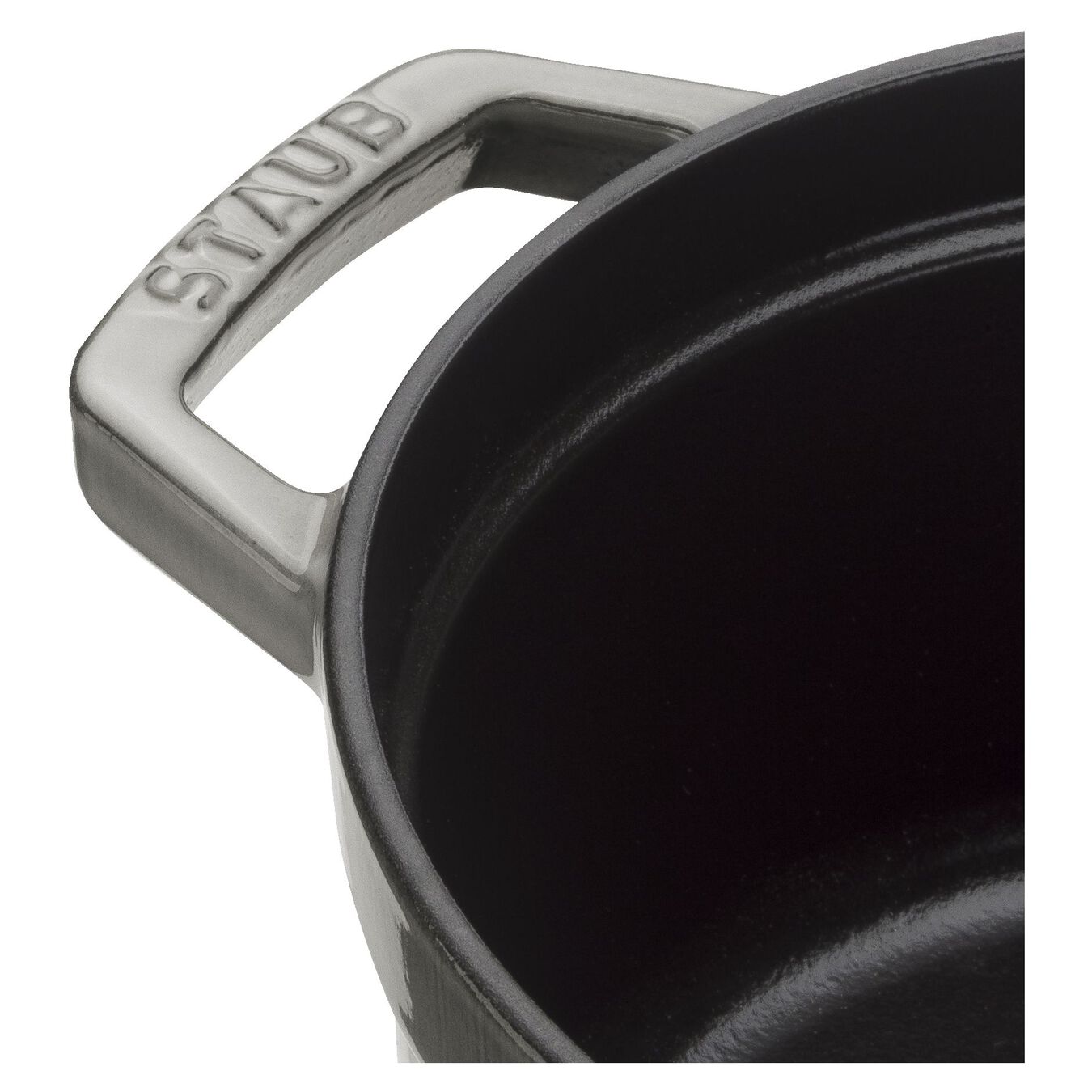 5.25 l cast iron round Cocotte, graphite-grey,,large 5