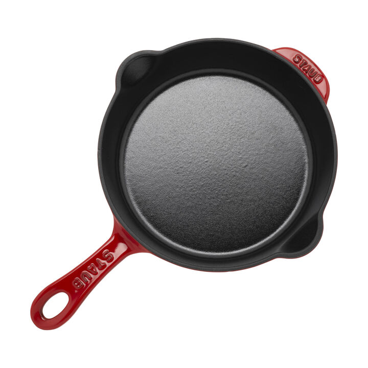 Cast Iron, 8.5-inch, Traditional Deep Skillet, Cherry - Factory Second, large 4
