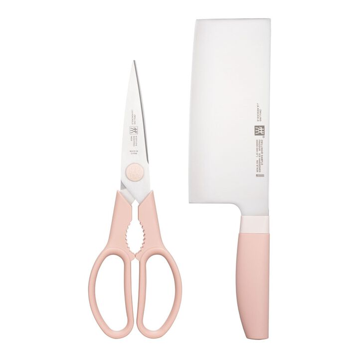 Now S, 2 Piece, Knife set, pink, large 1