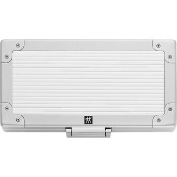 Yaylı Kilitle Kapanan Kılıf | Gümüş-Siyah | 6-parça,,large 2