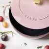 Cast Iron, 5.25 qt, Essential French Oven, Pink Peony - Factory Second, small 7