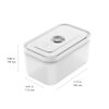 Fresh & Save, M Vacuum box, plastic, semitransparent-grey, small 5