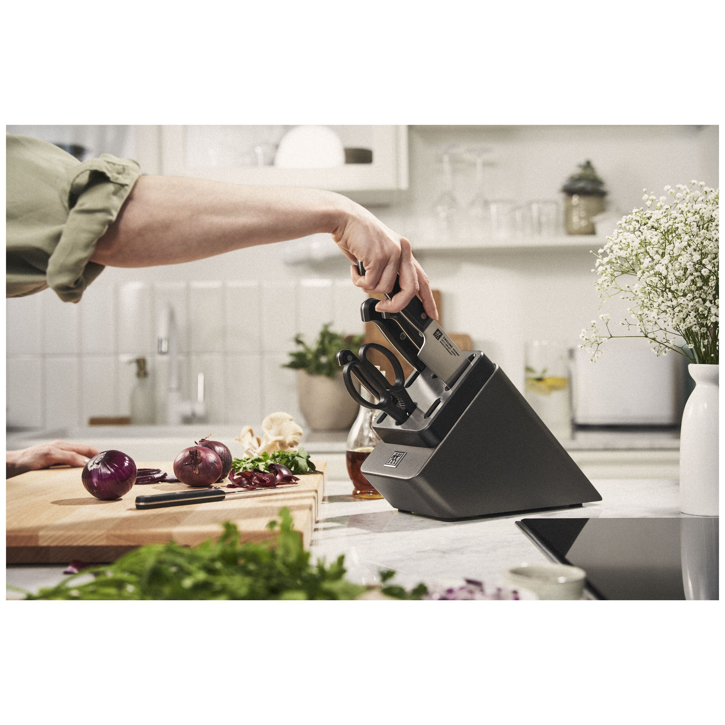 ZWILLING Gourmet 7-delig, Messenblok, Anthraciet - Gourmet - ZWILLING