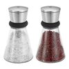 2 Piece glass Salt/pepper mill,,large