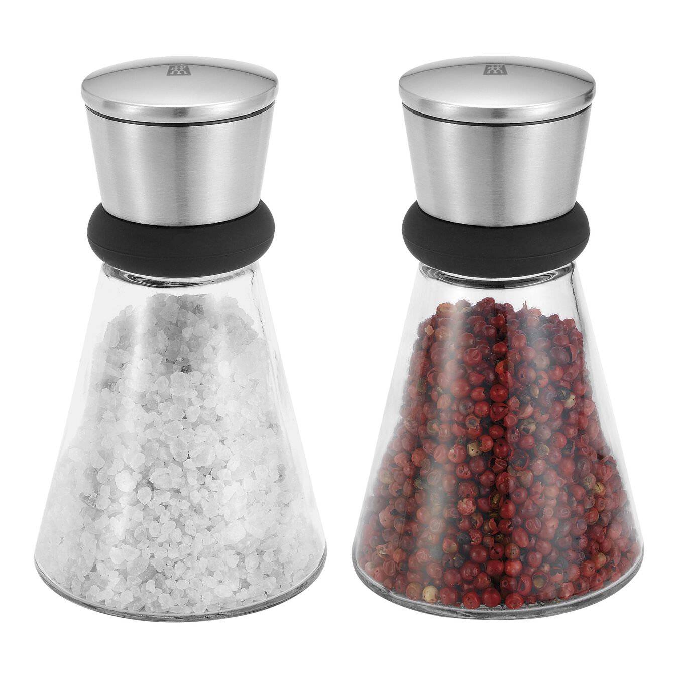 2 Piece glass Salt/pepper mill,,large 1